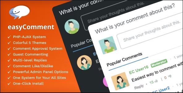 easyComment v2.5.0 – PHP Comment Script