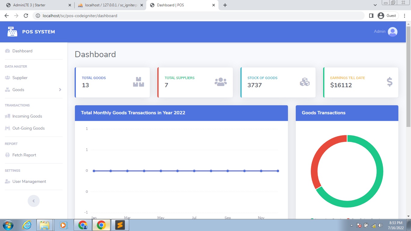 POS System Dengan Framework Codeigniter 3