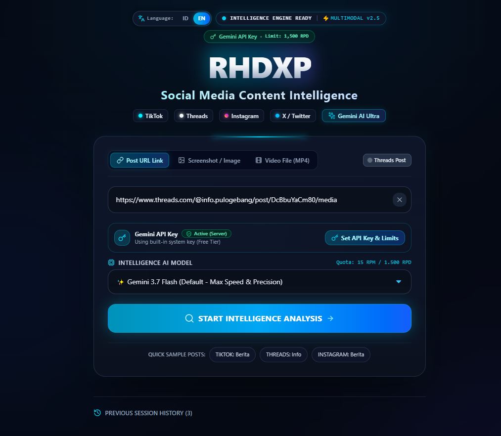 [ Source Code ] Social Media Content Intelligence