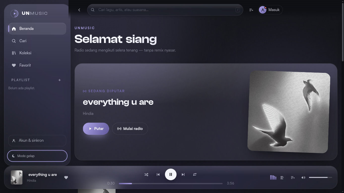 web streaming music